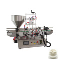 HZPK desktop automatic shampoo detergent essential oil perfume water paste liquid plastic bottle piston filling machine